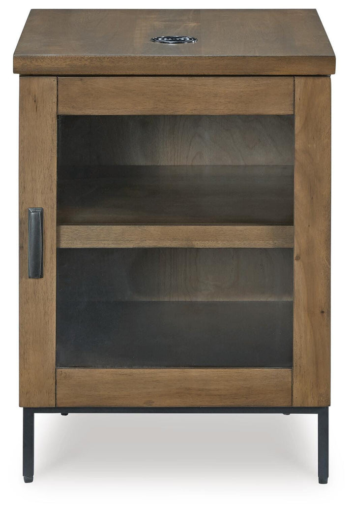 Torlanta Chairside End Table - Dark Brown (4)