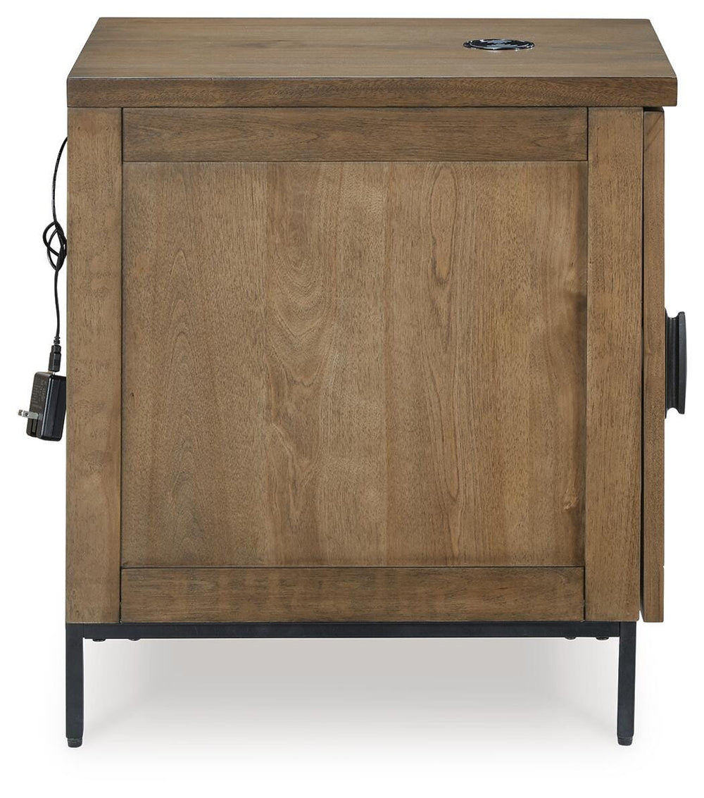 Torlanta Chairside End Table - Dark Brown (5)