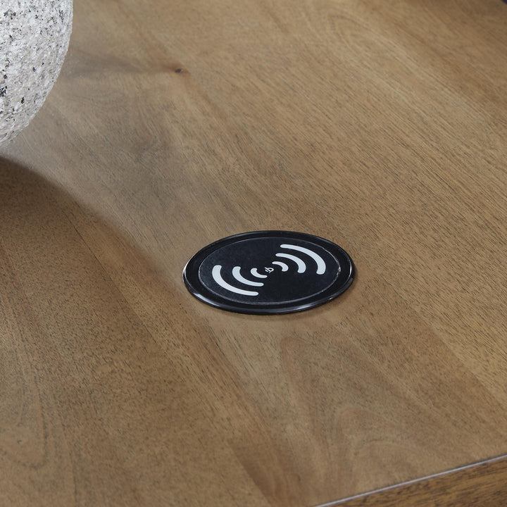 Torlanta Chairside End Table - Dark Brown (8)