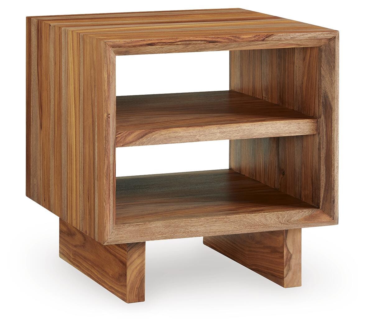 Dressonni End Table - Light Brown (1)