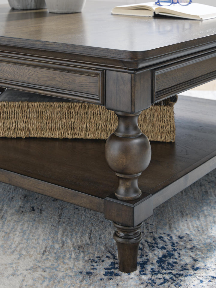 Veramond Coffee Table - Dark Brown (5)