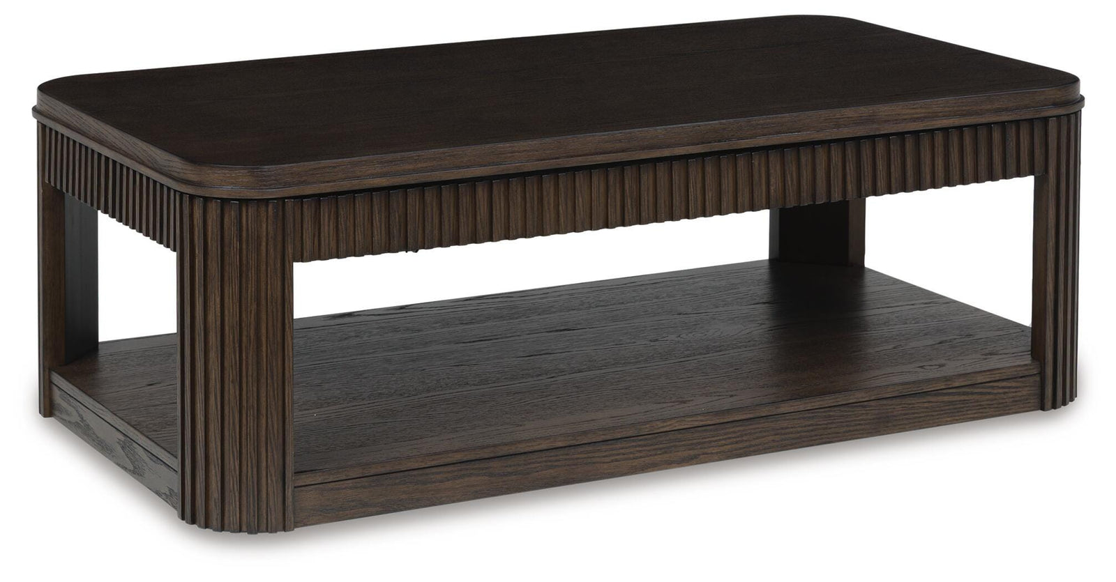 Carlibrie Lift-Top Coffee Table - Dark Brown (1)