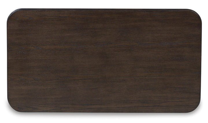 Carlibrie Lift-Top Coffee Table - Dark Brown (5)