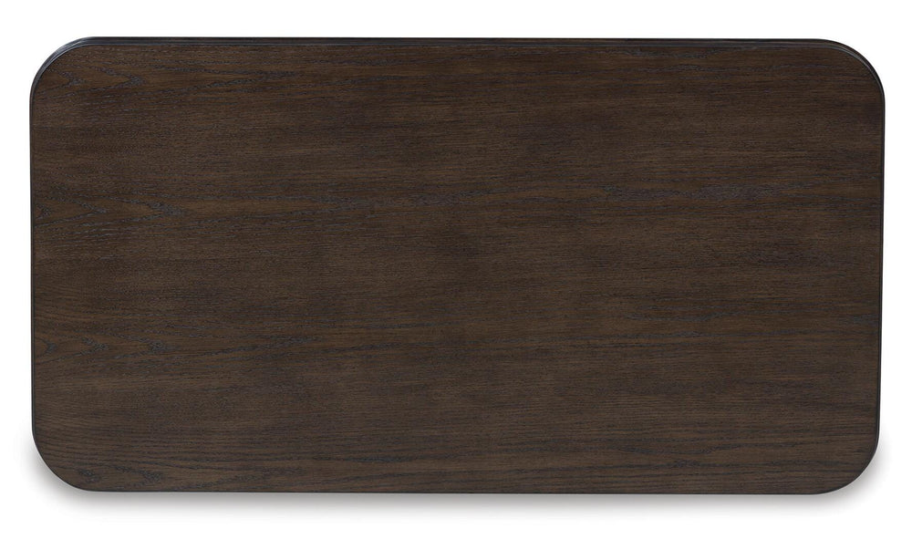 Carlibrie Lift-Top Coffee Table - Dark Brown (5)