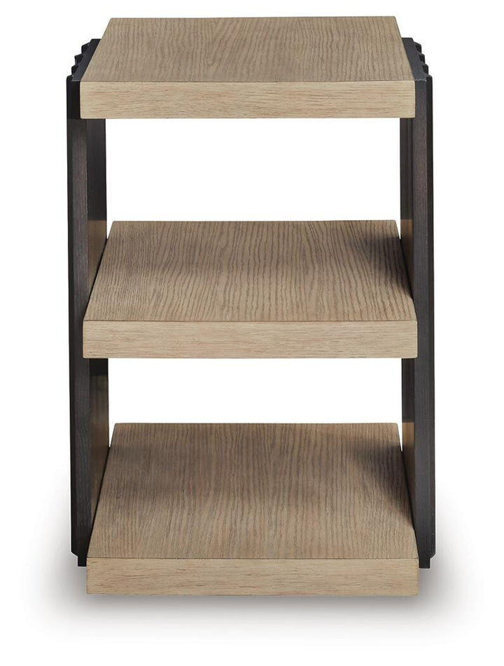 Rylandyn End Table - Black/Light Brown (3)