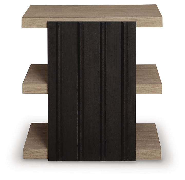 Rylandyn End Table - Black/Light Brown (4)