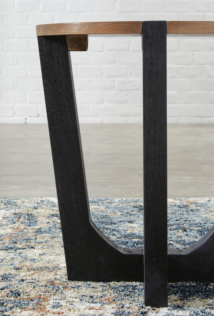 Hanneforth End Table - Dark Brown (5)