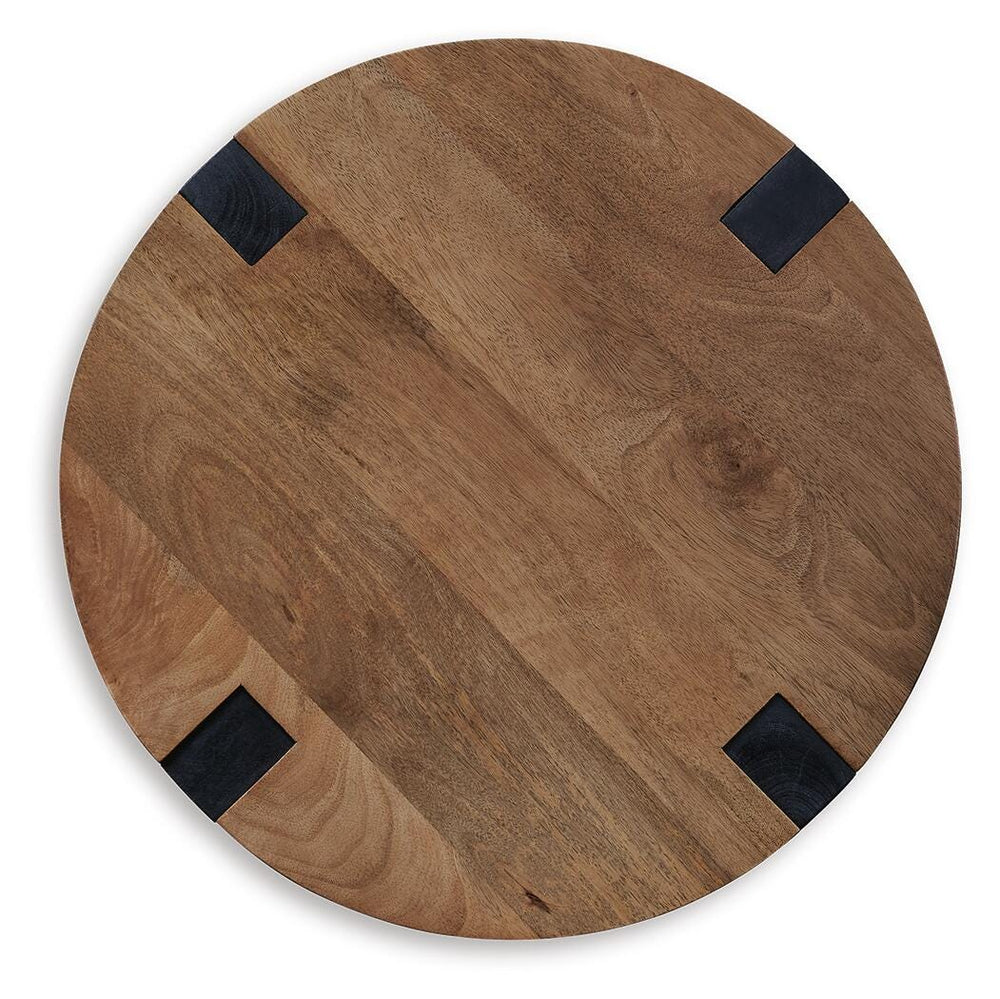 Hanneforth End Table - Dark Brown (4)