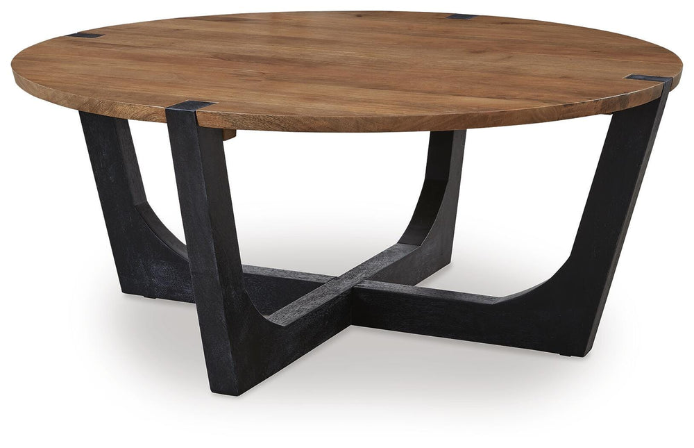 Hanneforth Coffee Table - Dark Brown (1)