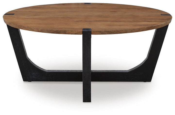 Hanneforth Coffee Table - Dark Brown (3)