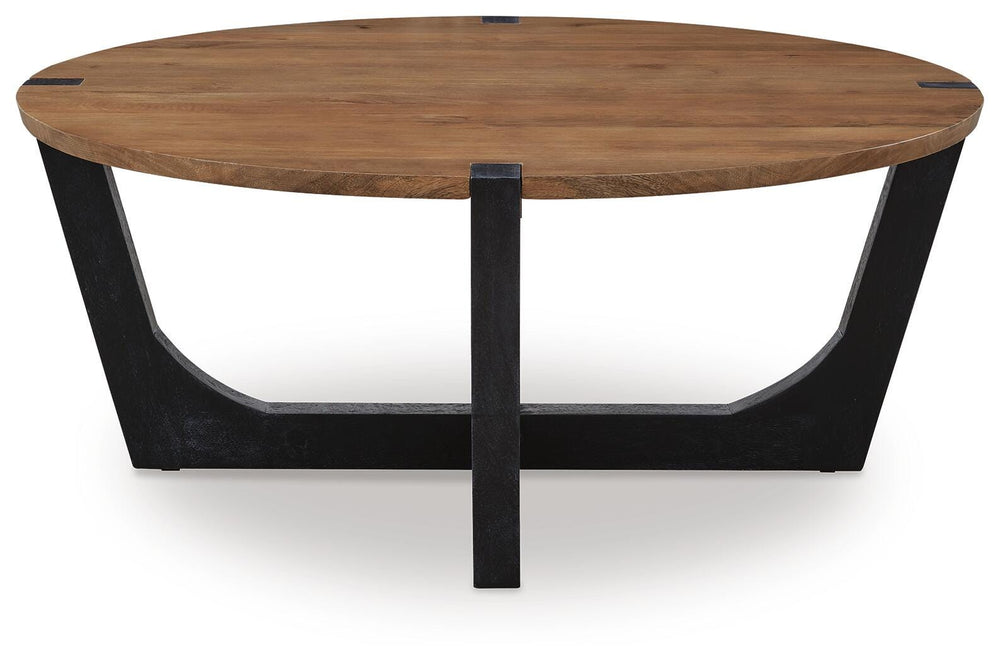 Hanneforth Coffee Table - Dark Brown (3)