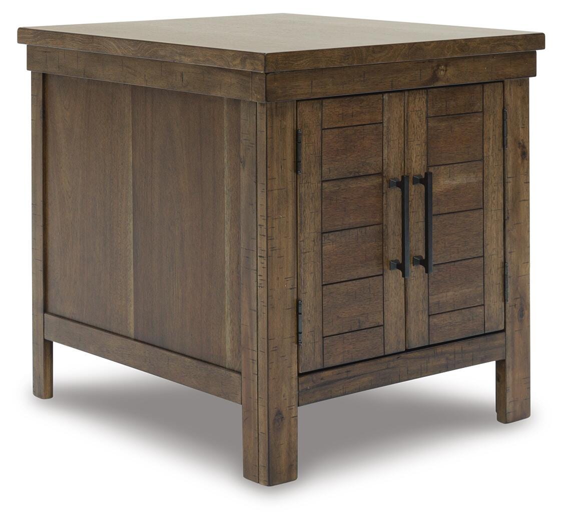 Moriville End Table - Dark Brown (1)