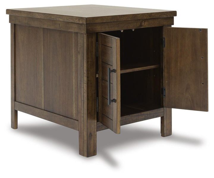 Moriville End Table - Dark Brown (3)