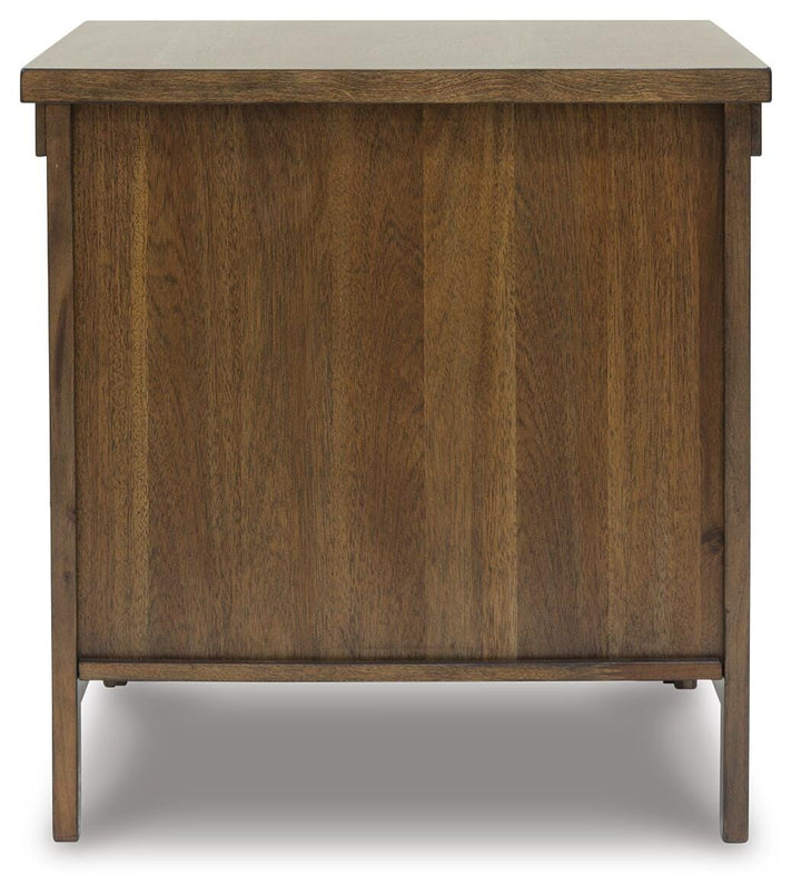 Moriville End Table - Dark Brown (6)