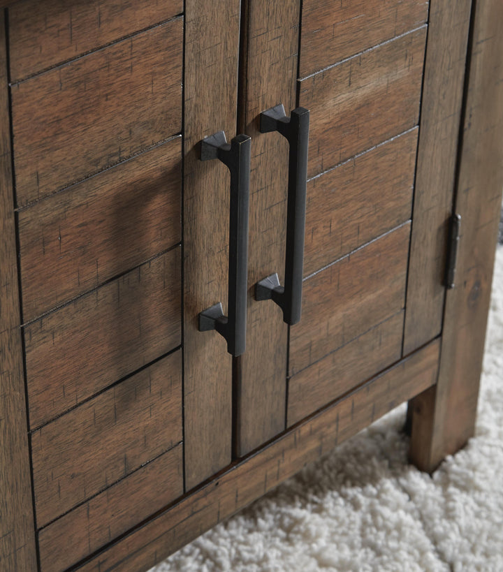 Moriville End Table - Dark Brown (9)