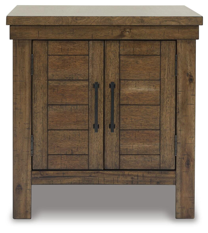 Moriville End Table - Dark Brown (4)