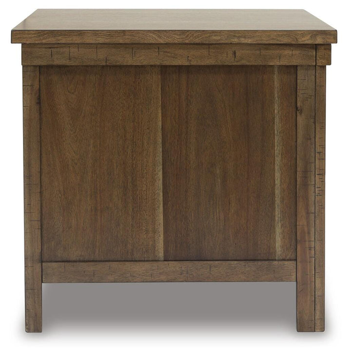 Moriville End Table - Dark Brown (5)