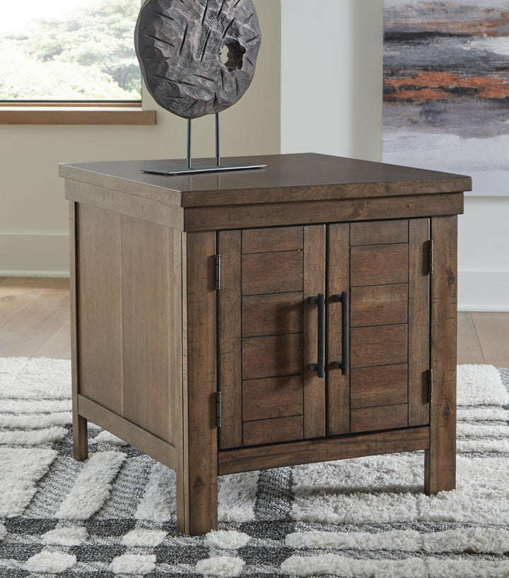 Moriville End Table - Dark Brown (2)