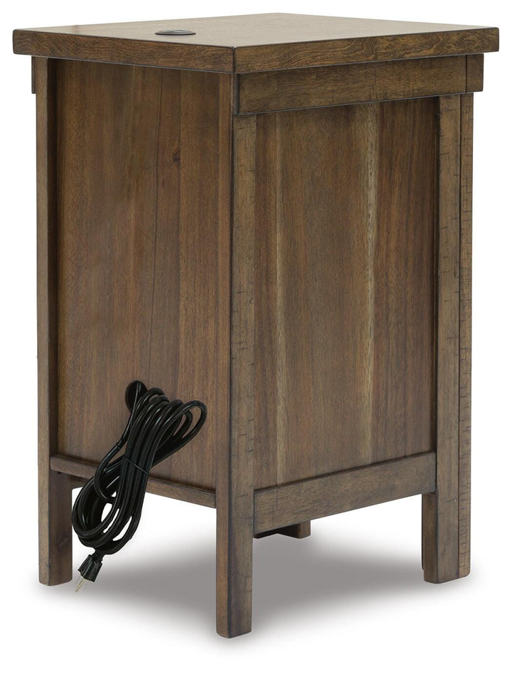 Moriville Chairside End Table - Dark Brown (6)
