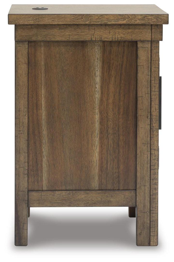 Moriville Chairside End Table - Dark Brown (5)