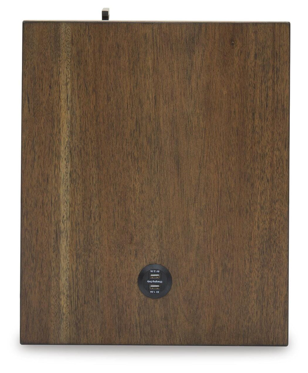 Moriville Chairside End Table - Dark Brown (7)