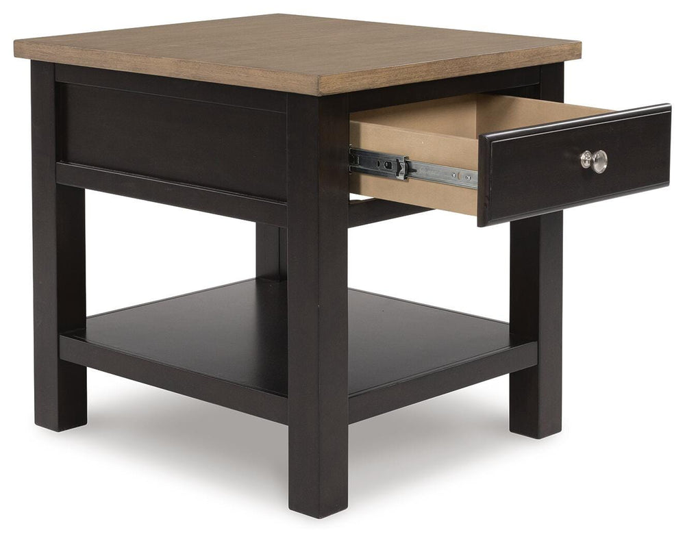 Drazmine End Table - Dark Brown (3)