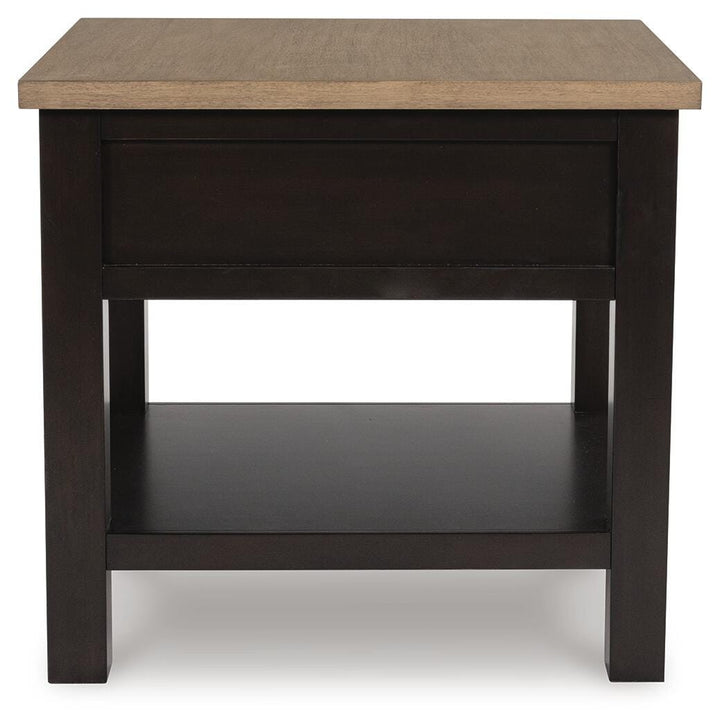 Drazmine End Table - Dark Brown (5)
