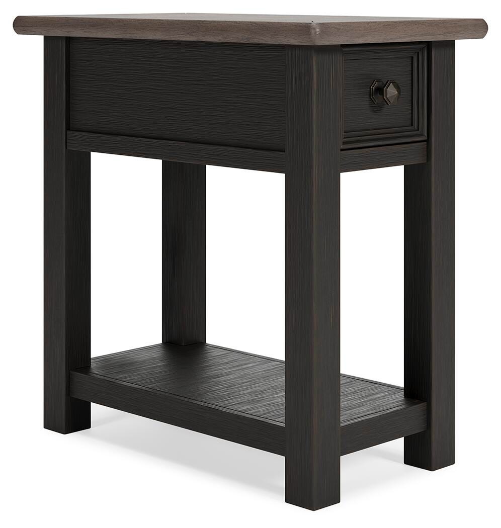 Tyler Creek Chairside End Table - Dark Gray (1)