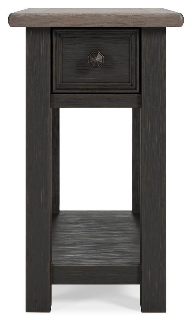 Tyler Creek Chairside End Table - Dark Gray (5)