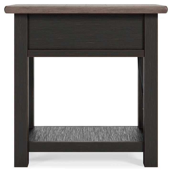 Tyler Creek Chairside End Table - Dark Gray (9)