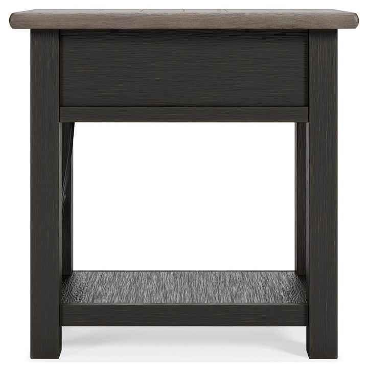 Tyler Creek Chairside End Table - Dark Gray (7)