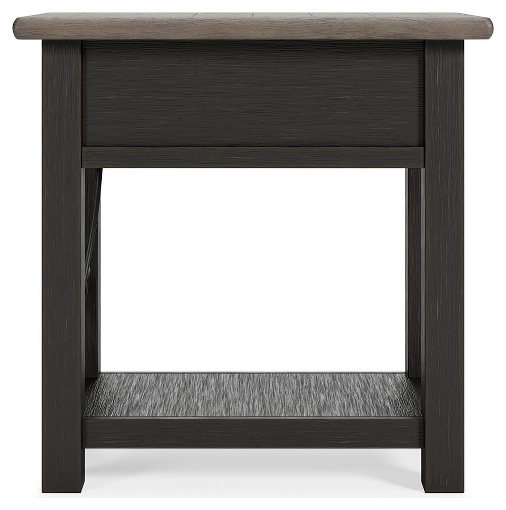 Tyler Creek Chairside End Table - Dark Gray (7)