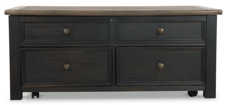 Tyler Creek Coffee Table with Lift Top - Black (5)