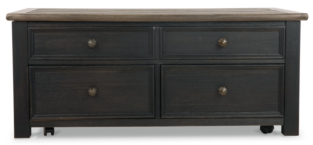 Tyler Creek Coffee Table with Lift Top - Black (5)