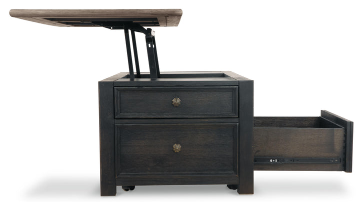 Tyler Creek Coffee Table with Lift Top - Black (6)