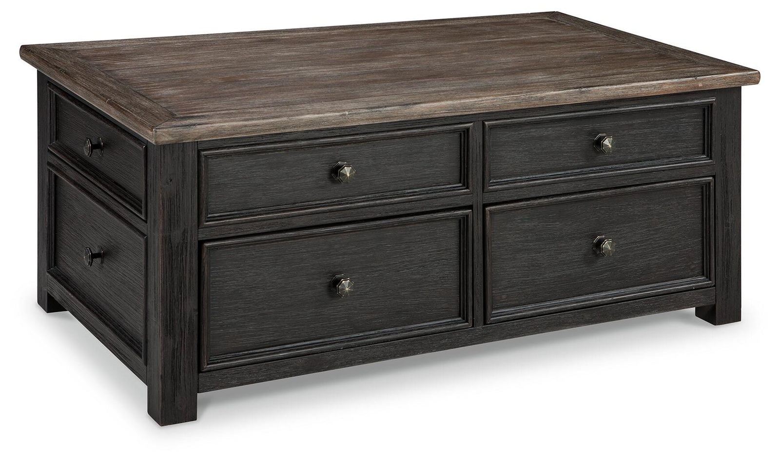 Tyler Creek Coffee Table with Lift Top - Black (1)