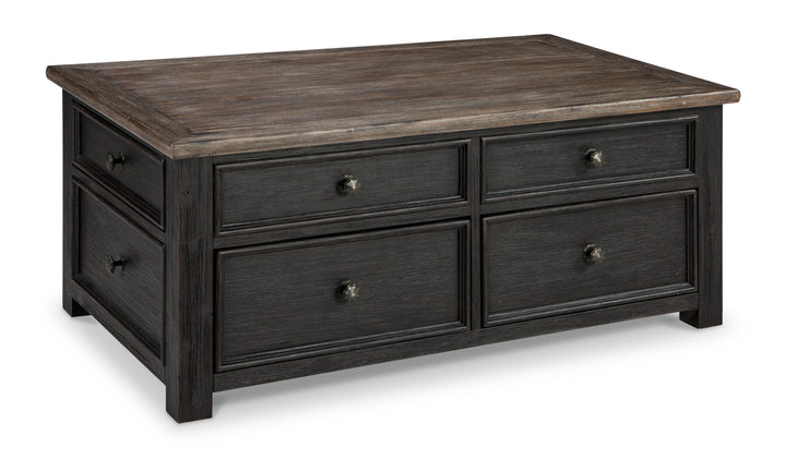 Tyler Creek Coffee Table with Lift Top - Black (12)
