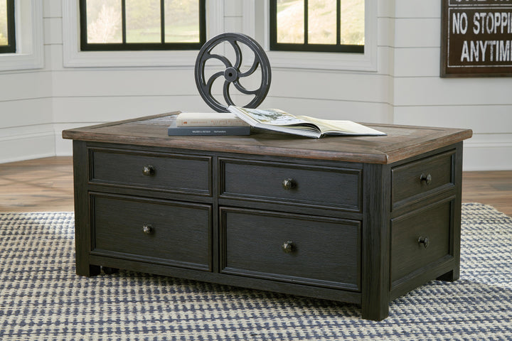 Tyler Creek Coffee Table with Lift Top - Black (14)