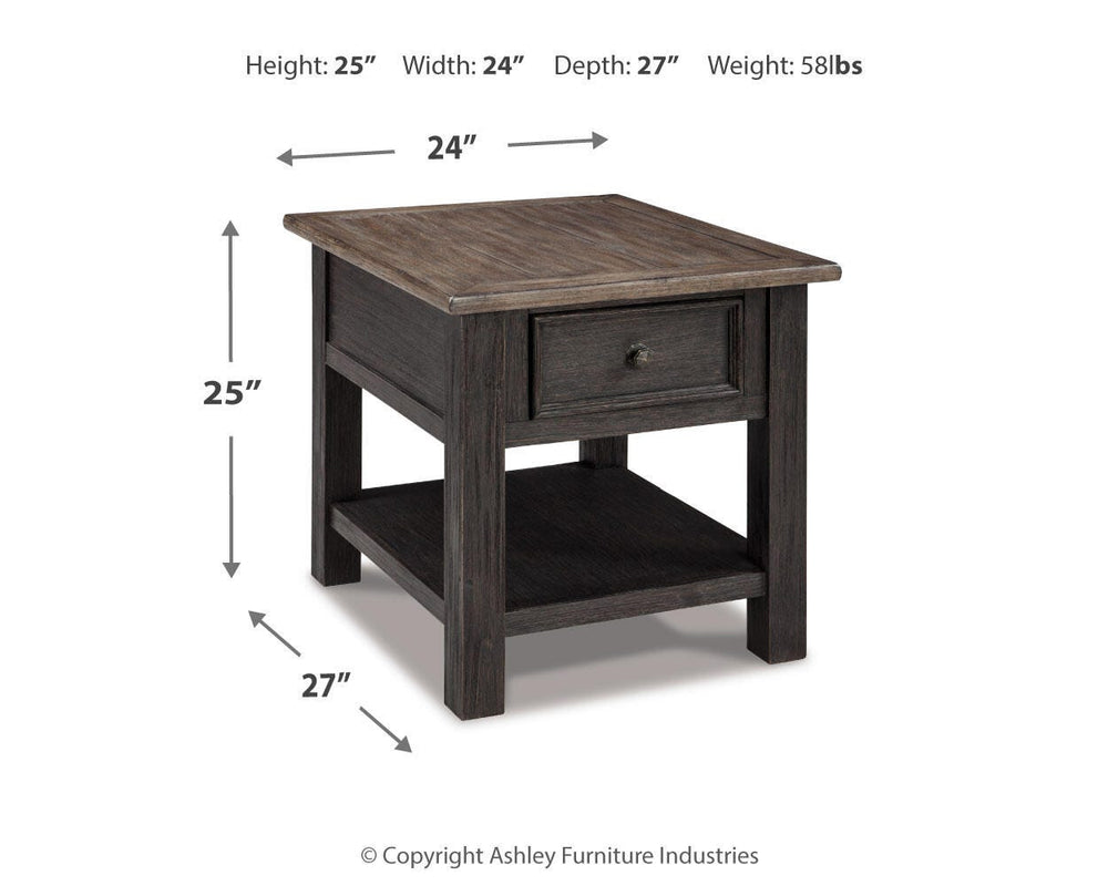 Tyler Creek End Table - Black (4)
