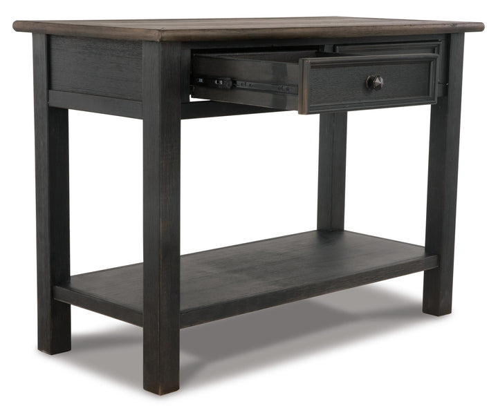 Tyler Creek Sofa/Console Table - Black (3)