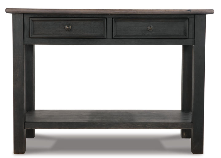 Tyler Creek Sofa/Console Table - Black (4)