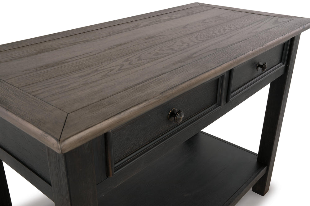 Tyler Creek Sofa/Console Table - Black (8)