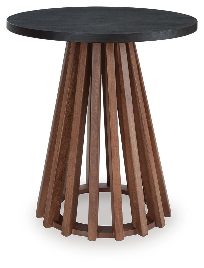 Kallari End Table - Dark Brown (3)