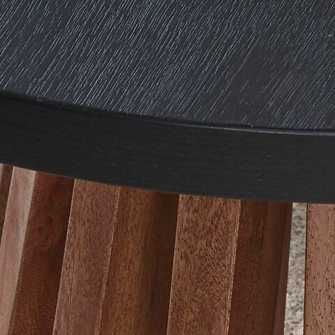 Kallari End Table - Dark Brown (5)