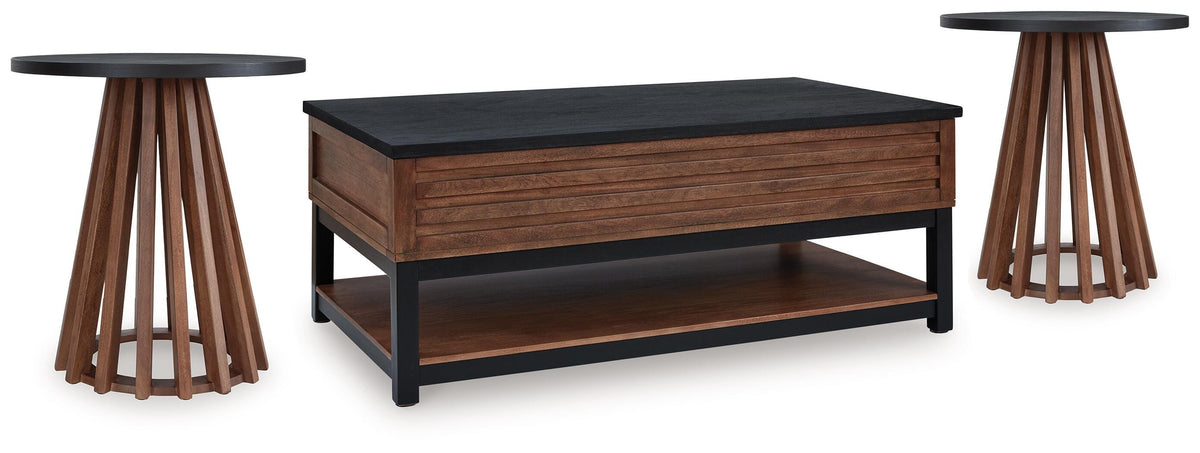 Kallari Coffee Table and 2 Ends (1)