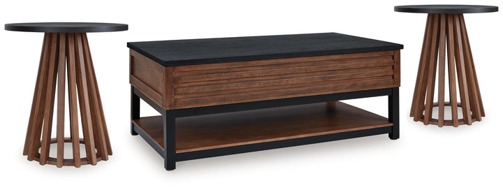 Kallari Coffee Table and 2 Ends (1)