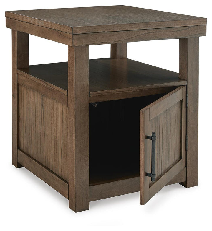 Boardernest End Table - Dark Brown (3)