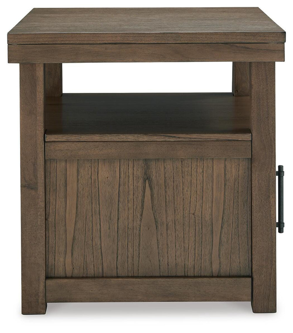 Boardernest End Table - Dark Brown (5)