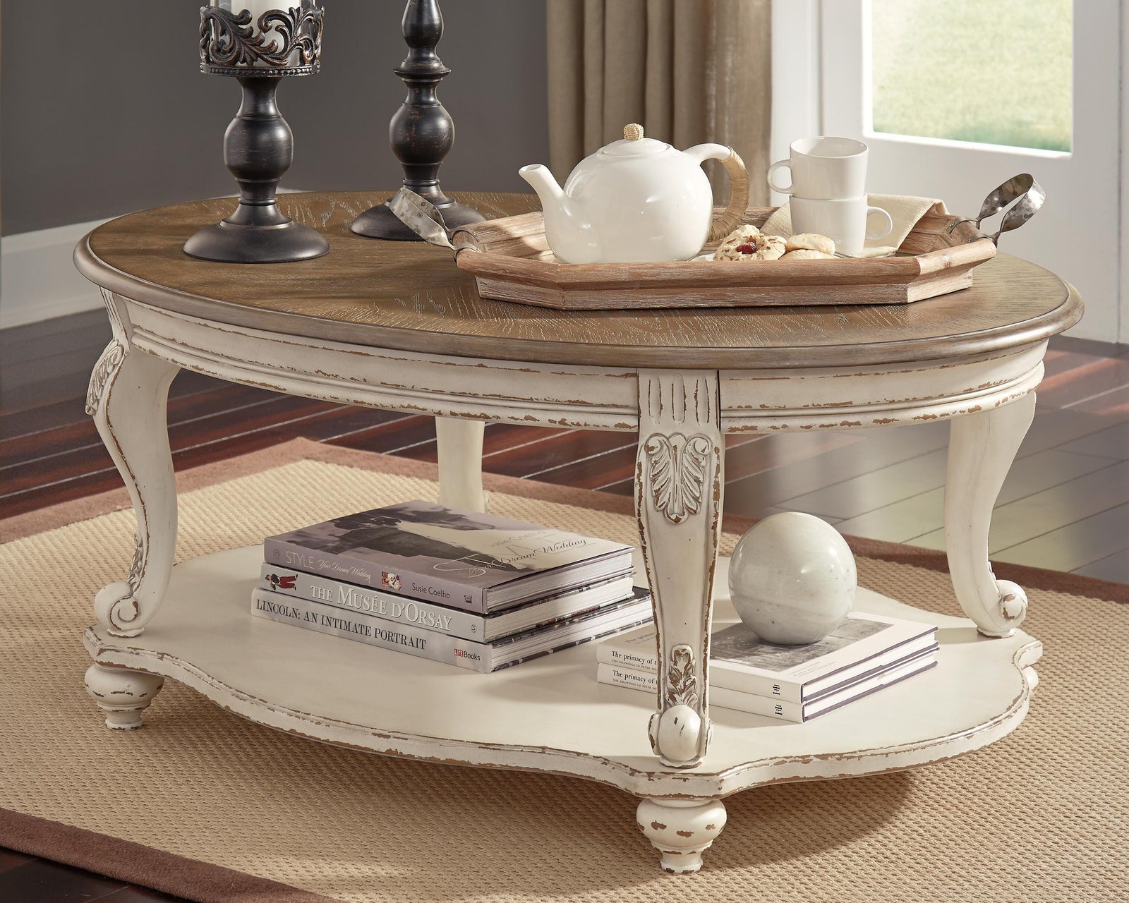 Realyn Coffee Table - Light Brown (2)