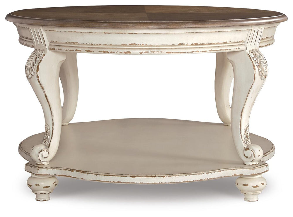 Realyn Coffee Table - Light Brown (3)